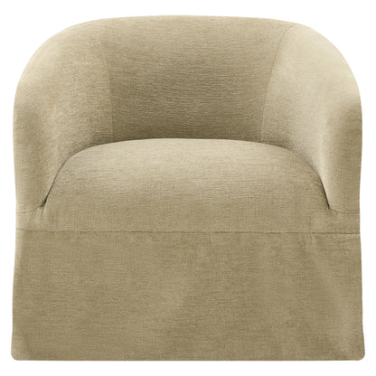 EllaGrace Slipcovered Swivel Armchair