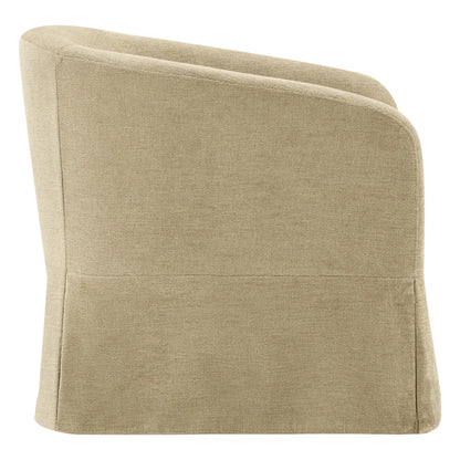 EllaGrace Slipcovered Swivel Armchair
