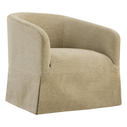 EllaGrace Slipcovered Swivel Armchair