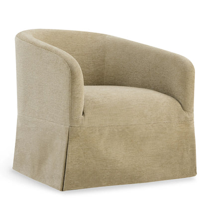 EllaGrace Slipcovered Swivel Armchair