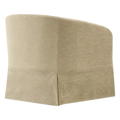 EllaGrace Slipcovered Swivel Armchair