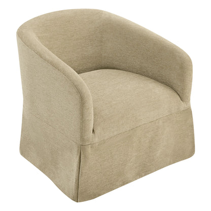 EllaGrace Slipcovered Swivel Armchair