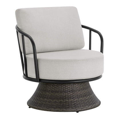 Ellie Rattan Woven Base Outdoor Bistro Set