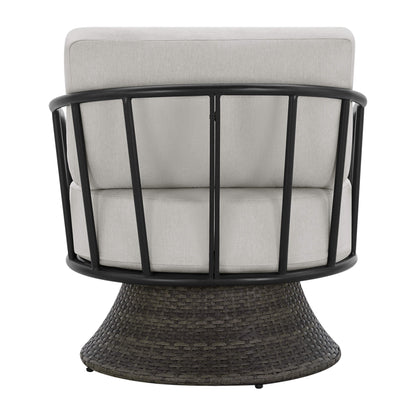 Ellie Rattan Woven Base Outdoor Bistro Set