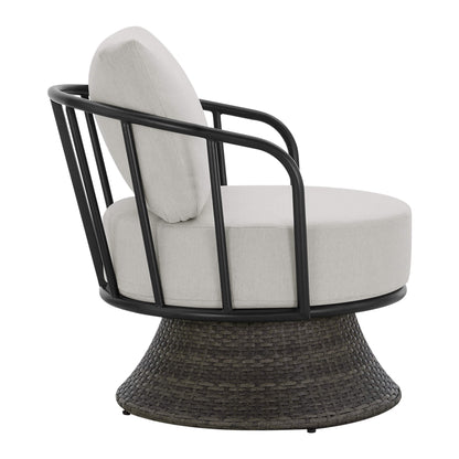 Ellie Rattan Woven Base Outdoor Bistro Set