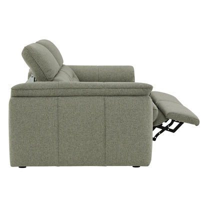 Elora Cloud-Soft Deep Lounge 2-Seater Reclining Sofa with Power Headrest