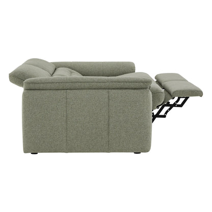 Elora Cloud-Soft Deep Lounge 2-Seater Reclining Sofa with Power Headrest