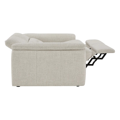 Elora Cloud-Soft Deep Lounge 2-Seater Reclining Sofa with Power Headrest