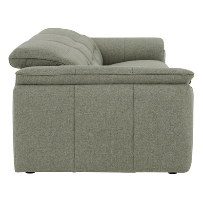 Elora Cloud-Soft Deep Lounge 3-Seater Reclining Sofa with Power Headrest