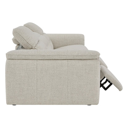 Elora Cloud-Soft Deep Lounge 2-Seater Reclining Sofa with Power Headrest