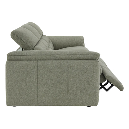 Elora Cloud-Soft Deep Lounge 2-Seater Reclining Sofa with Power Headrest