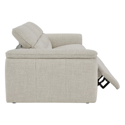 Elora Cloud-Soft Deep Lounge 3-Seater Reclining Sofa with Power Headrest