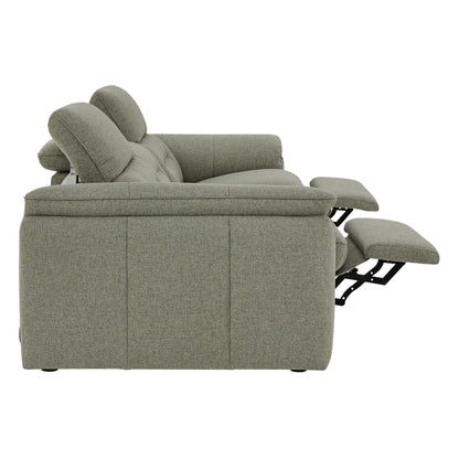 Elora Cloud-Soft Deep Lounge 2-Seater Reclining Sofa with Power Headrest