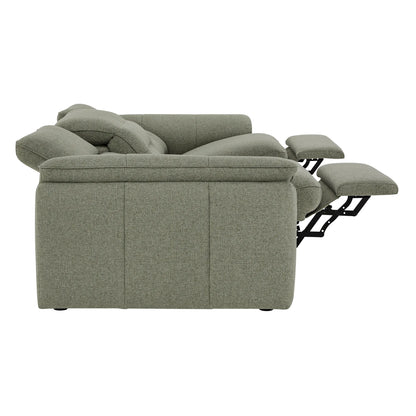 Elora Cloud-Soft Deep Lounge 3-Seater Reclining Sofa with Power Headrest