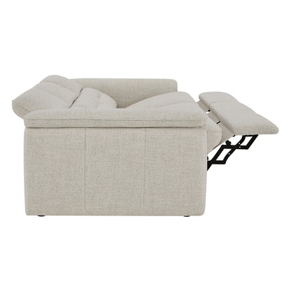 Elora Cloud-Soft Deep Lounge 3-Seater Reclining Sofa with Power Headrest
