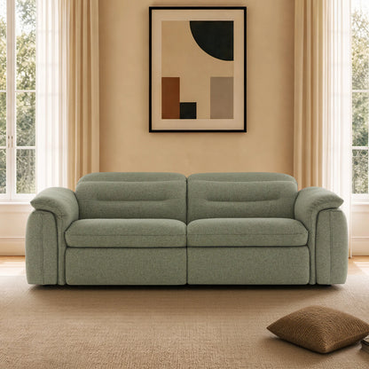 Elora Cloud-Soft Deep Lounge 2-Seater Reclining Sofa with Power Headrest