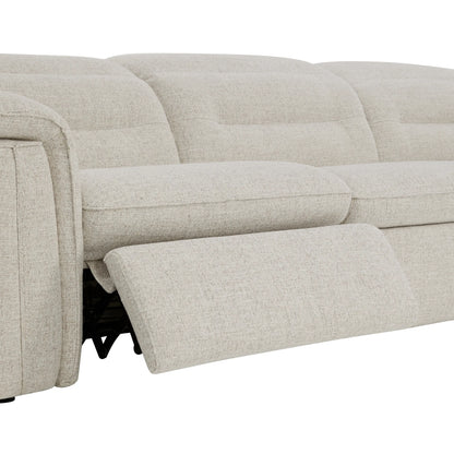Elora Cloud-Soft Deep Lounge 2-Seater Reclining Sofa with Power Headrest