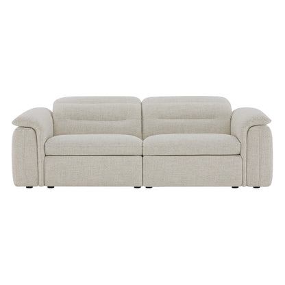 Elora Cloud-Soft Deep Lounge 2-Seater Reclining Sofa with Power Headrest