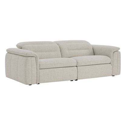 Elora Cloud-Soft Deep Lounge 2-Seater Reclining Sofa with Power Headrest