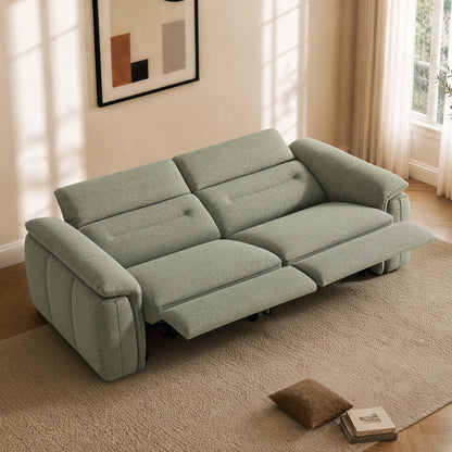 Elora Cloud-Soft Deep Lounge 2-Seater Reclining Sofa with Power Headrest