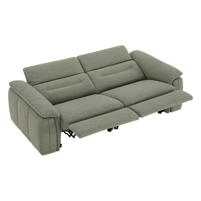 Elora Cloud-Soft Deep Lounge 2-Seater Reclining Sofa with Power Headrest