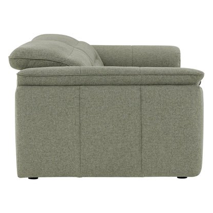 Elora Cloud-Soft Deep Lounge 3-Seater Reclining Sofa with Power Headrest