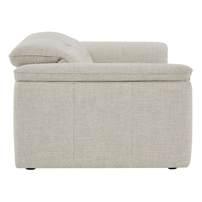 Elora Cloud-Soft Deep Lounge 2-Seater Reclining Sofa with Power Headrest