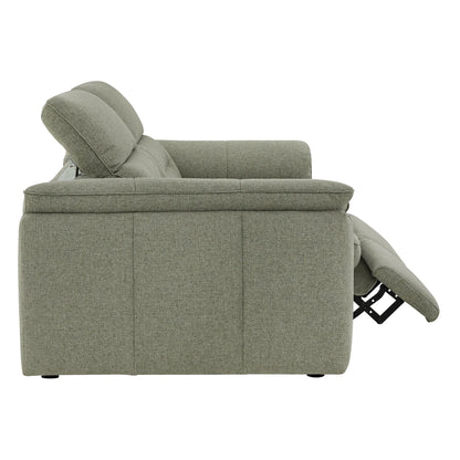 Elora Cloud-Soft Deep Lounge 2-Seater Reclining Sofa with Power Headrest