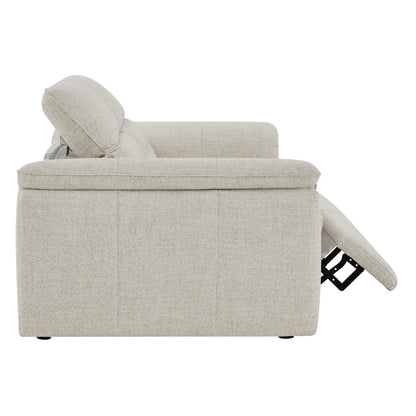 Elora Cloud-Soft Deep Lounge 2-Seater Reclining Sofa with Power Headrest