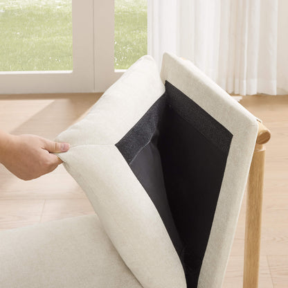 Flynn Mid-Century Tufted Plush Dining Chair(Set of 2)