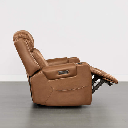 Garrison Handcraft Dual Motor Reclining Sofa with Power Headrest