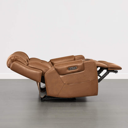 Garrison Handcraft Dual Motor Reclining Sofa with Power Headrest