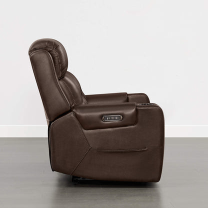 Garrison Handcraft Dual Motor Reclining Sofa with Power Headrest