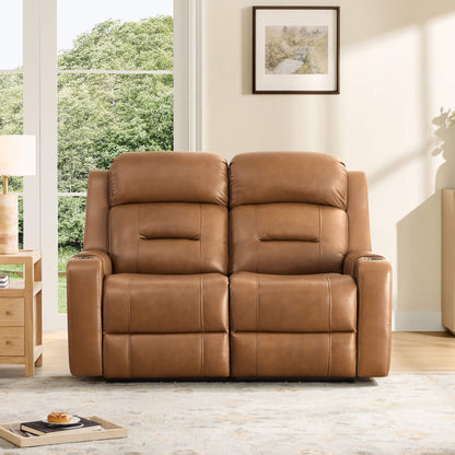 Garrison Handcraft Dual Motor Reclining Sofa with Power Headrest