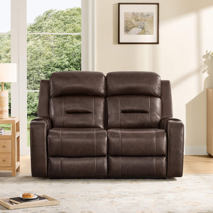 Garrison Handcraft Dual Motor Reclining Sofa with Power Headrest