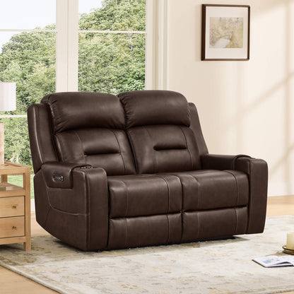 Garrison Handcraft Dual Motor Reclining Sofa with Power Headrest
