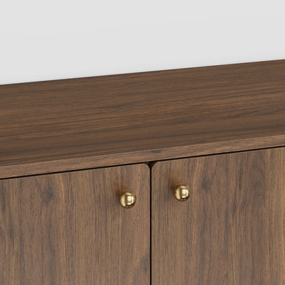 58” Hudson Mid-century Arc-Shaped Sideboard