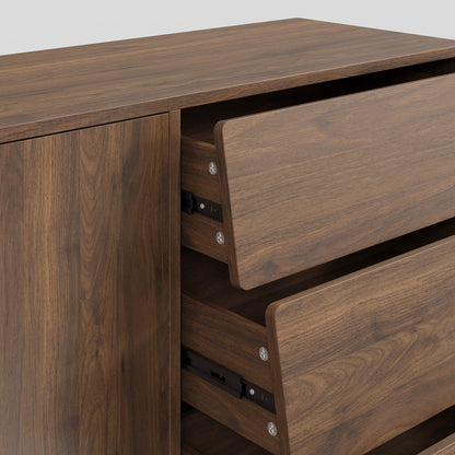 58” Hudson Mid-century Arc-Shaped Sideboard