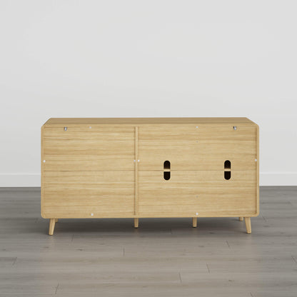 58” Hudson Mid-century Arc-Shaped Sideboard