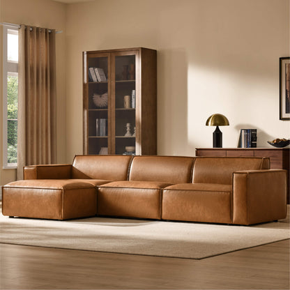 Isla Modern Refined Piping Feather-Soft 4 Seater Modular Sofa