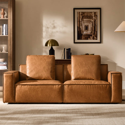 Isla Modern Refined Piping Feather-Soft 2 Seater Modular Sofa