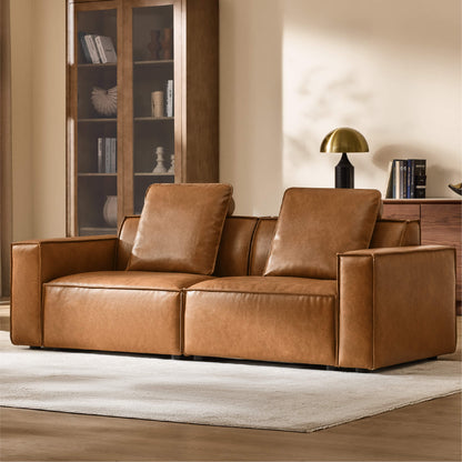 Isla Modern Refined Piping Feather-Soft 2 Seater Modular Sofa