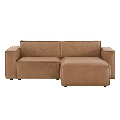 Isla Modern Refined Piping Feather-Soft 3 Seater Modular Sofa