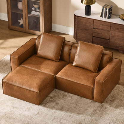 Isla Modern Refined Piping Feather-Soft 3 Seater Modular Sofa