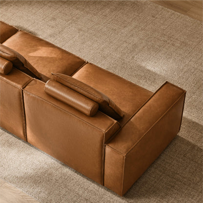 Isla Modern Refined Piping Feather-Soft 2 Seater Modular Sofa