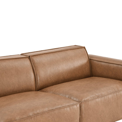 Isla Modern Refined Piping Feather-Soft 3 Seater Modular Sofa