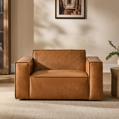 Isla Modern Refined Piping Feather-Soft Accent Chair