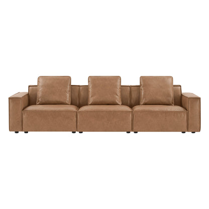 Isla Modern Refined Piping Feather-Soft 3 Seater Modular Sofa