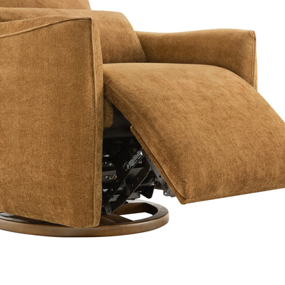 Janice Power Swivel Nursery Glider Recliner with Power Headrest
