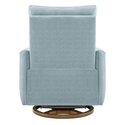 Janice Power Swivel Nursery Glider Recliner with Power Headrest